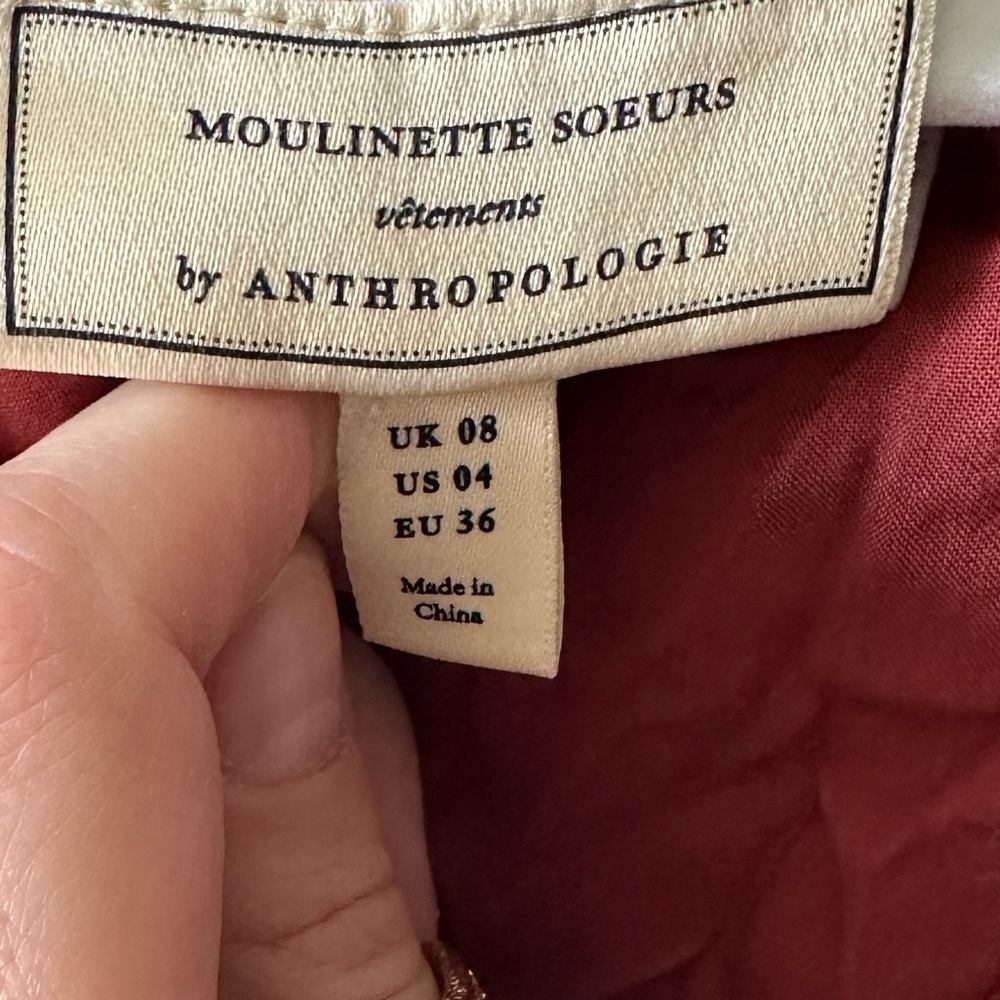 Anthropologie •Guinevere Maxi Dress• size 04 - Picture 6 of 9